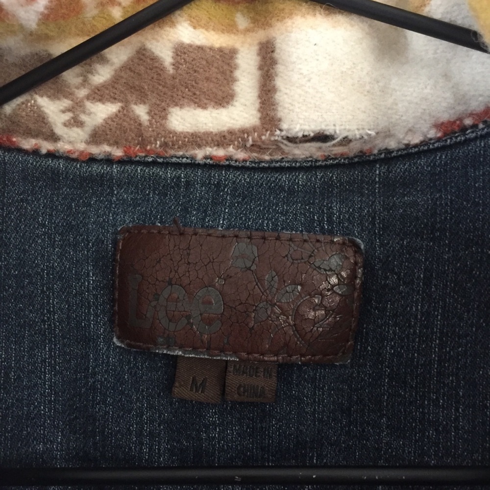 Pendleton Style Jean Jacket Size Medium - image 4